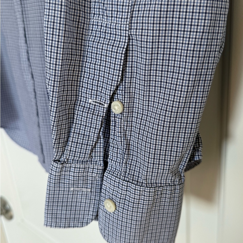 Ralph Lauren Polo Custom Fit 100% Cotton Men's Plaid Shirt size Medium - Picture 5 of 8